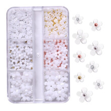 Blumen-Nagelkunst, Farbe, Nagelkunstzubehör für Frauen, Kinder und Mädchen, Nageldekorationen, Stil 1