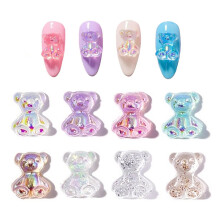 80 Stück Nagelbär-3D-Nagel-Charms für Harznägel, Dekorations-Sets für Nagelkunst-Design, DIY-Style3