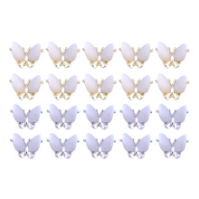 20 Stück Nagel-Charms, Legierung, Nagel-Edelsteine, Nagelkunst-Dekoration, Strasssteine für Frauen, DIY-Nagel-Dekoration, Stil 4