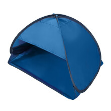 Mini-Zelt, Strand-Sonnenschutz, kleines Pop-Up-Zelt, tragbares Sonnenschutzdach mit Telefonständer für Strandzelt, Blau, 80 x 50 x 55 cm