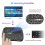 Air Mouse-toetsenbord 2.4G/Bluetooth-compatibel Fly Mouse-touchpad voor OS Linux 2