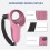 1 paar siliconen antislip controller grips voor Meta Quest 3 VR (roze) 4