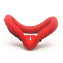 Siliconen gezichtsbedekking, anti-kras gezichtskussen, gezichtsmasker, gezichtsbedekking voor Oculu Quet 2 (rood)
