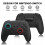 Draadloze Switch-controller, Switch Pro-controller voor Nintendo Switch/Lite/OLED-controller, gamingcontroller met Hall-effect-joysticks (zwart) 2
