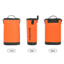 Draagbare klim- en verkenningstas, 5L, heuptas met trekkoord (oranje)