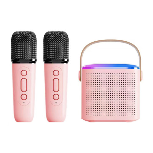 Y1 Draagbaar luidsprekersysteem Stereogeluid Bluetooth-compatibel 5.3 (roze 1 tot 2) 1