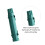 Sushi Maker Mal Cilindrische Sushi Roller Mal Beginners Sushi Kit (Groen) 5