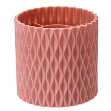 Cosmetische opbergdoos, make-upkwasten, beker, pennenhouder - roze