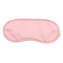 Slaapmasker Polyester Anti-rimpel Comfortabel, zacht en ademend Oogmasker Geschikt voor vliegreizen - Roze