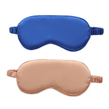 Dubbelzijdig imitatiezijden oogmasker, elastische lunchpauze, slaapmasker met schaduw - stijl 4