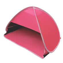 Mini-tent strandzonwering kleine pop-up tent draagbare zonnescherm luifel met telefoonhouder voor strandtent-rood-70*50*45cm