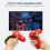 1 paar siliconen antislip controller grips voor Meta Quest 3 VR (roze) 3