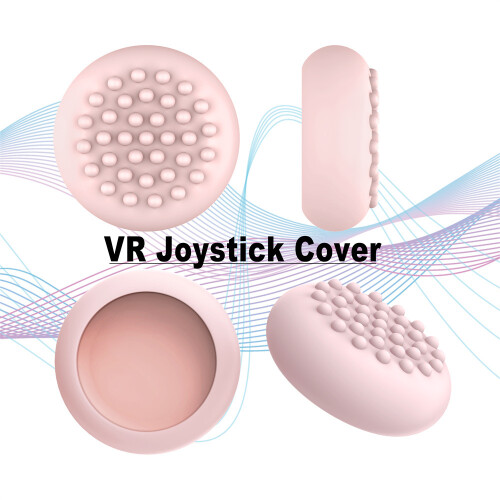 Controller Rocker Caps Siliconen Thumbstick Caps voor Meta Quest 3 (Roze)