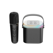 Y1 Draagbaar luidsprekersysteem Stereogeluid Bluetooth-compatibel 5.3 (zwart 1 op 1)