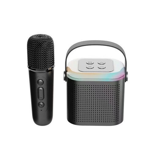 Y1 Draagbaar luidsprekersysteem Stereogeluid Bluetooth-compatibel 5.3 (zwart 1 op 1) 1