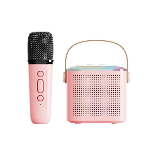 Y1 Draagbaar luidsprekersysteem Stereogeluid Bluetooth-compatibel 5.3 (roze 1 tot 1) 1