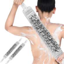 stuks rugwrijfstrips voor mannen en meisjes, badartikelen, rugwrijfstrips voor thuis - grijs