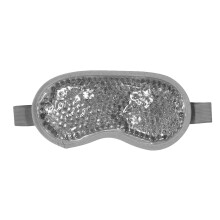 Herbruikbaar ijsoogmasker, geloogmasker, bevroren oogkoud kompres voor donkere kringen, migraine, stressverlichting en huidverzorging - grijs
