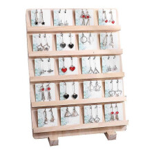 Fashion Wood Jewelry Display Necklace Charms Jewelry Display Tray Pendant Earrings Card Style Penda