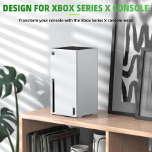 PU-suojakuori, pölytiivis kotelo Xbox-sarjan konsolille (valkoinen)