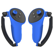 pari silikonisia liukumattomia ohjainkahvojen suojuksia Meta Quest 3 VR:lle (sininen)
