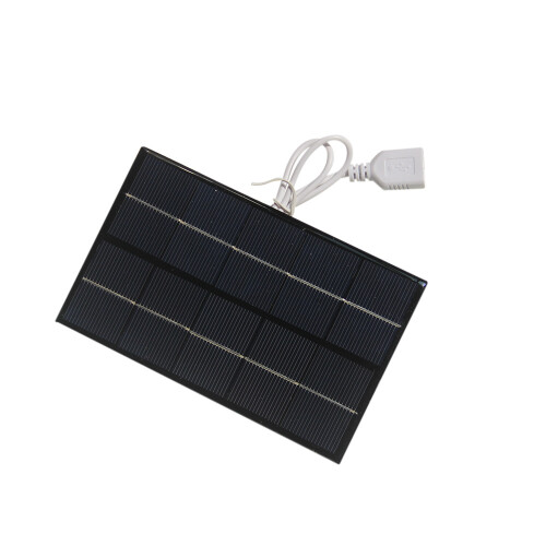 kpl 5 W 5 V kannettava aurinkopaneeli polysilikoni-USB-aurinkokennopaneeli ulkokäyttöön 2