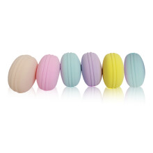 Meikkisienet Macaron Beauty Puff, Macaron-muotoinen puff-setti, karkkiväri-Style2