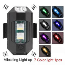 (vibrating light 1pcs) Motorcycle Retrofit Drone Led Flash Led Position Wireless Lights For Rc Fixed Wing Aircraft Aircraft Helicopter Diy Parts