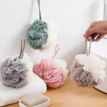Two-color Foaming Rich Bath Ball Stitching Color Large Bath Flower Bath Ball Bath Ball Adu