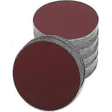30 Pack 180mm Round Sanding Discs for Sander Grit 60/80/120/180/240/400 Round Sandpaper Sand Sheet
