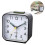 (Black) Alarm Clocks Bedside Battery Powered Silent Alarm Clock Non Ticking 2