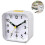 (White) Alarm Clocks Bedside Battery Powered Silent Alarm Clock Non Ticking 2