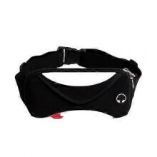 (7-inch mobile phone available, Black) Men Women Fanny Pack Waist Bag Mobile Phone Waterproof Multifunctional Mountaineering