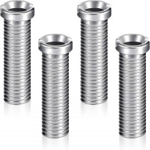 Stainless Steel Sink Basket Screw Home Washbasin Drain Strainer 4 Pieces