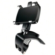 (black) 360 Degrees Car Phone Holder Universal Smartphone Stands Car Rack Dashboard Support for Auto Grip Mobile Phone Fixed Bracket