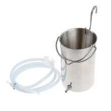 Enema Bucket Kit Stainless Steel-suitable for Home,water Coffee Colon Cleansing Zekai