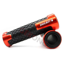 (orange-B) For Ducati Monster 696 795 796 797 821 937 S2r 800 Motorcycle Accessories Aluminium Cnc Hand Grips Handle Bar End Cap