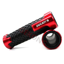 (Red-B) For Ducati Monster 696 795 796 797 821 937 S2r 800 Motorcycle Accessories Aluminium Cnc Hand Grips Handle Bar End Cap