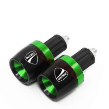 (Green-A) For Ducati Monster 696 795 796 797 821 937 S2r 800 Motorcycle Accessories Aluminium Cnc Hand Grips Handle Bar End Cap