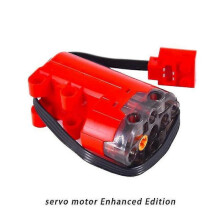 (Servo-motor pro) High-tech Power Function Extension Wire Servo Train Motor Ir Remote Control Receiver Battery Box Parts For Diy Car Truck Zekai