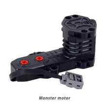 (Monster motor) High-tech Power Function Extension Wire Servo Train Motor Ir Remote Control Receiver Battery Box Parts For Diy Car Truck Zekai