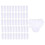 (White) 50x Disposable Underpants Disposable Underwear Disposable Briefs Disposable Zekai 2