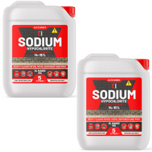 (5ltrs x 2) Sodium Hypochlorite 14-15% Patio Cleaner 5L
