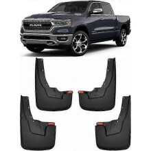 Genuine Full Set Splash Guards Mud Flaps for 2019-2024 Ram 1500 W Fender Flares