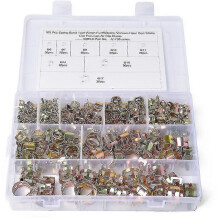 160 Pcs Hose Spring Clip, Hose Clamps Spring Clip Clamps Gasoline Hose Hose Clamp Zekai