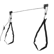 2 Pcs Black Ceiling Mount Kayak Canoe Hoist Bicycle Roof Hanger for Garage