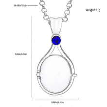 (Melody, Blue necklace) H2o Same Pendant red sand imprint necklace Mermaid shell openable and closable pendant accessories Gift