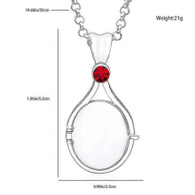 (Melody, Red necklace) H2o Same Pendant red sand imprint necklace Mermaid shell openable and closable pendant accessories Gift