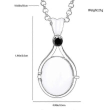 (Melody, Black necklace) H2o Same Pendant red sand imprint necklace Mermaid shell openable and closable pendant accessories Gift