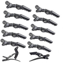 12pcs Alligator Hair Clips Hair Cutting Women Professional Salon Hairclips Kit